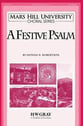 A Festive Psalm SATB choral sheet music cover